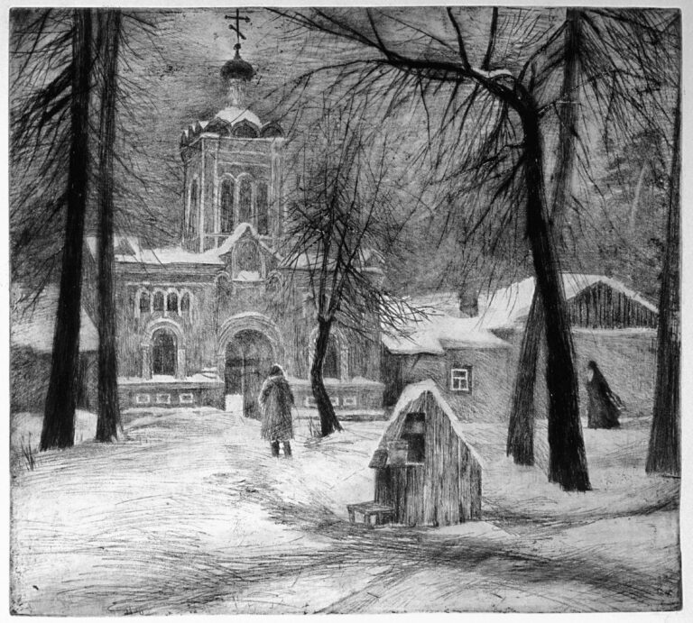 Зима в скиту, Яковлев Яков Яковлевич